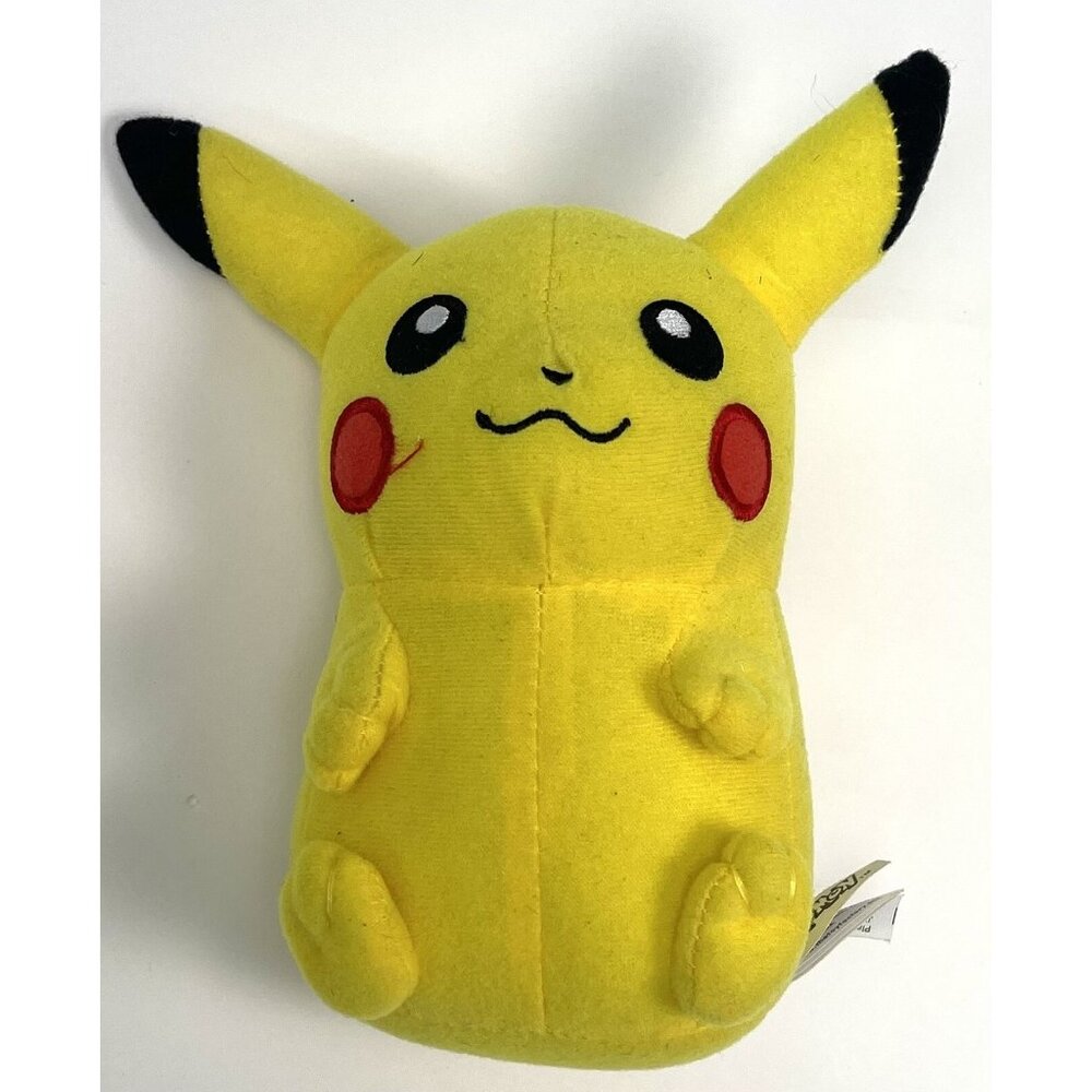 2017 TOY FACTORY 7" Pokemon Pikachu Yellow Plush Stuffed Animal Toy 313X020 EUC